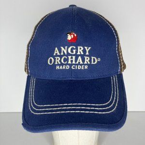 Angry Orchard Hard Cider Blue Brown Mesh Adjustable Hat